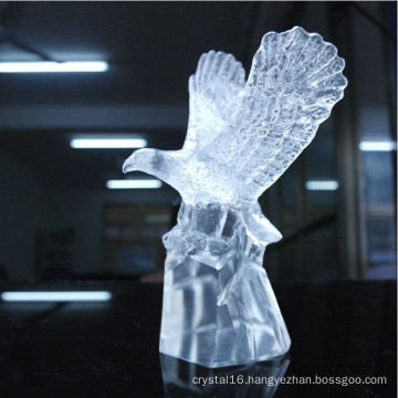 Crystal Animal Eagle Statue Office Decoration Crystal Figurine Craft